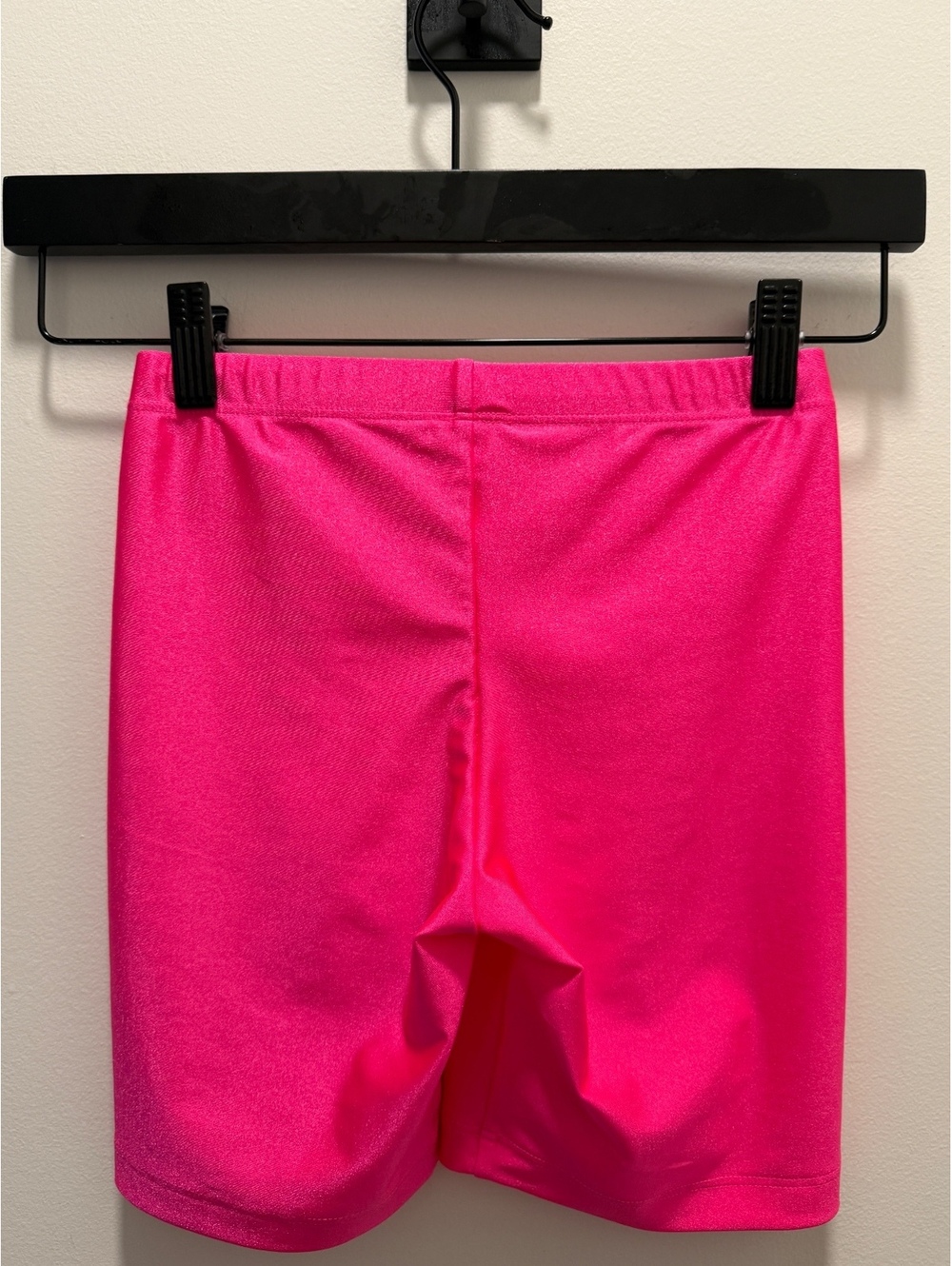 Los Angeles Apparel Hot Pink Nylon Tricot Spandex Bike or Costume Shorts | XS - Picture 3 of 5